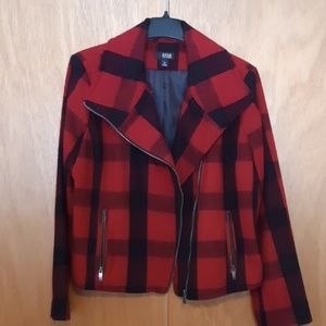 Wool jacket moto